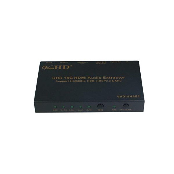 ViewHD UHD 18Gbps Audio Extractor Support HDMI v2.0 | HDCP