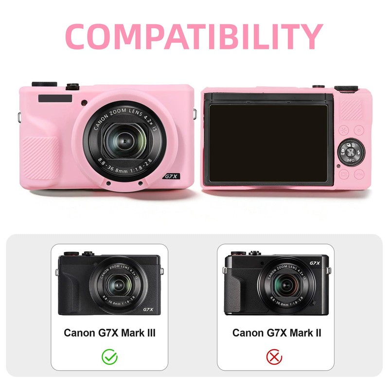 Camera Case for PowerShot G7 X Mark III, Hard Case