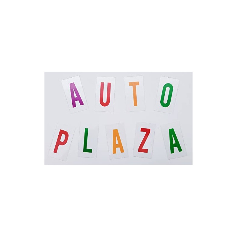 Extra Letters Number Symbols 104Pcs Colorful Compatible A4 Cinematic Message