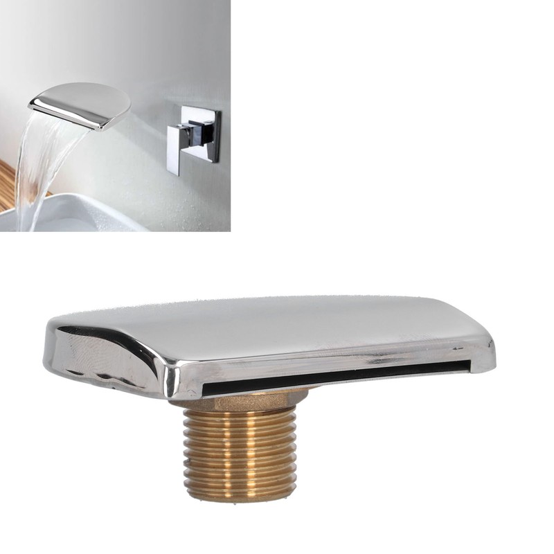 Shower Faucet Spouts Large Diameter Simple Installation Easily Clean Waterfall