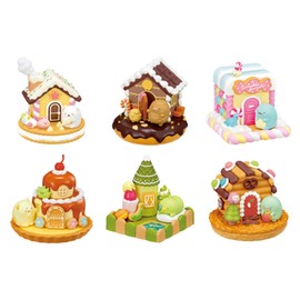 Rement San-X Sumikko Gurashi Exciting Toppies! Candy House 1 Box, Approx. H 4.5 x W 2.8 x D 2.8 inches (115 x 70 x 70 mm), ABS and PVC