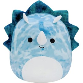 Squishmallows 8'' Jerome The Triceratops, Blue