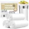 Small Trash Bags 4 Gallon - 100 Count 4 Gallon