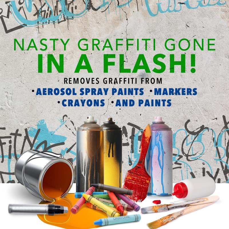 Smart 'n Easy Porous Surface Graffiti Remover - Eliminates Unwanted