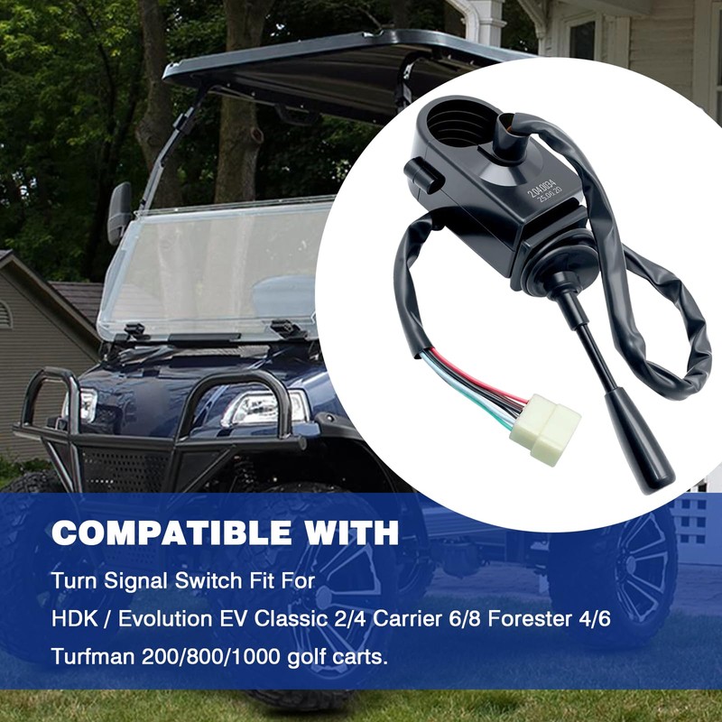 Turn Signal Switch Headlight Switch Fit for HDK, Evolution EV