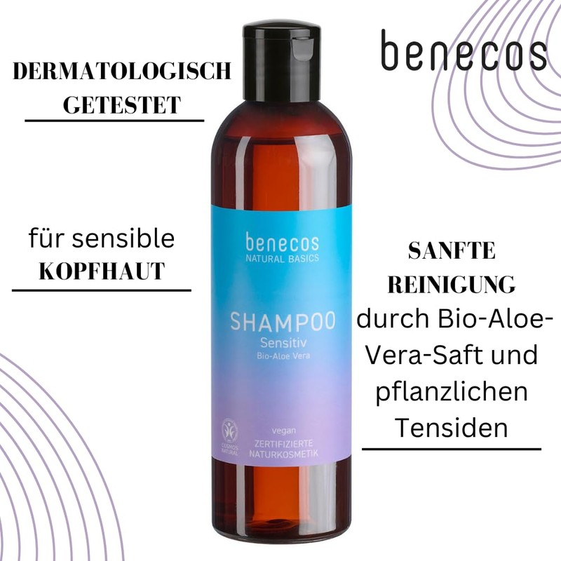 benecos Natural Basics Shampoo Shine & Repair Organic Argan Oil