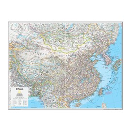 National Geographic: China Political Wall Map - 28 x 22 inches - Art Quality Print
