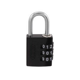 Japan Lock Service ABUS Large Dial and easy-to-read Big Dial Lock Black 30 mm 145 – bigd/30