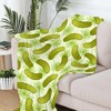 Newhomestyle Dill Pickles Throw Blanket Soft Warm Cozy Lightweight Decorative