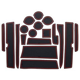 Suzuki SUZUKI EVERY (DA17W) Dress Up Accessories Anti Slip Storage Storage Protection Red/Glossy White/Black (Year: H27.2~) (Red)