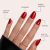 Glamnetic Press On Nails - Cherry Glaze | Short Round