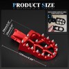 IUVWISN Electric Dirt Bike Wider Foot Pegs Footpegs CNC for