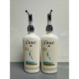 Dove 2 PACK lot Dove Daily Moisture Shampoo Nourishing System For Smooth Hair 240ml