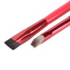 2 Pcs Eyebrow Brush Set Ultra Thin Bevel Multifunctional Makeup