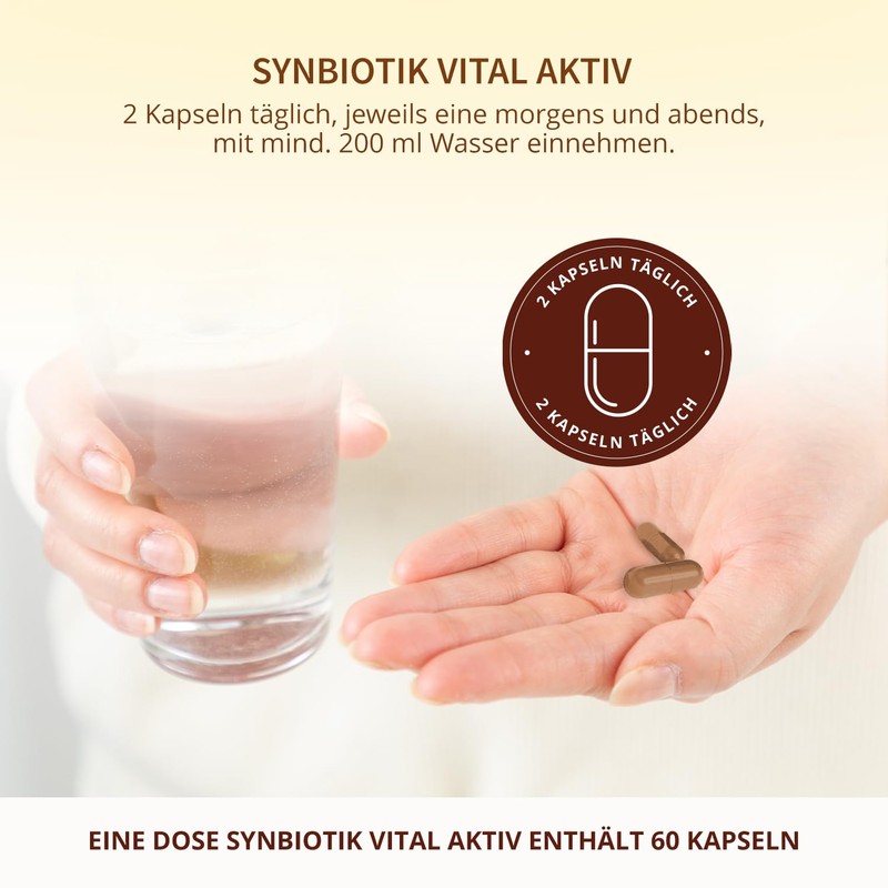 BodyFokus SynBiotik Vital Active Special Bacteria Strains & Prebiotics -