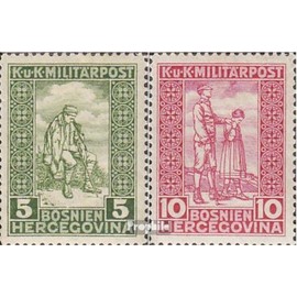 austria.-Bosnia-herzegovina. 97-98 (complete.issue.) fine used/cancelled 1916 disability assistance (Stamps for collectors) Health