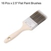 HARFINGTON 16pcs Paint Brushes 2.5" Flat Paint and Chip Brushes