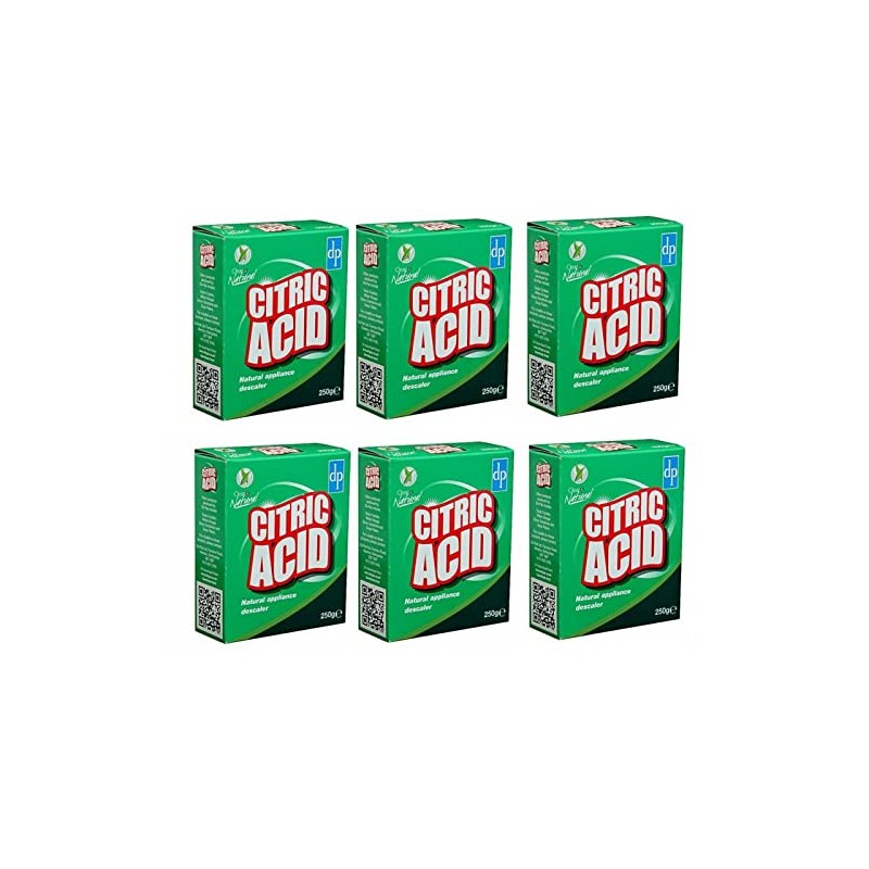 dp Citric Acid, 250g Wholesale Pack of 6