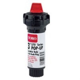 Toro 53820 570 Pop-up Body Only with Flush Plug, 3-Inch