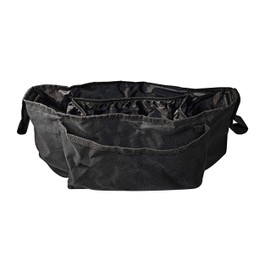 HiTS4KiDS AZ-KFZ-621 Pushchair Organiser Buggy Bag with Velcro Fastener and Practical Storage Bag Universal Fit Black