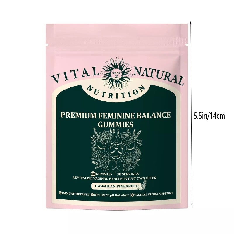 Vital Source Feminine Balance Gummies - Hawaiian Pineapple 60 Gummies