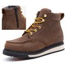 MWORK Men's 6 Inch Soft Moc Toe Work Boot, Premium