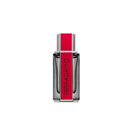 FERRAGAMO Red Leather Eau de Parfum Pour Homme, Cologne Spray for Men, 3.4 Fl. Oz.