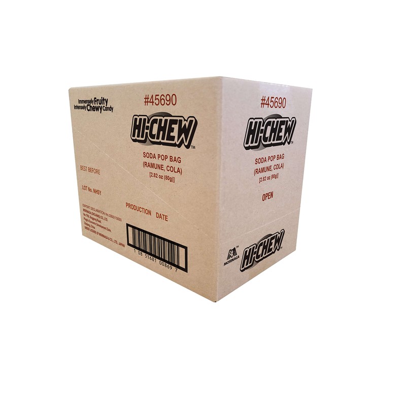 HI-CHEW Soda Pop Mix Peg Bag 2.82oz, Pack of 6