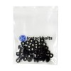 Instockbolts 5/16-18 Black Hex Nuts, Stainless Steel 304 (18-8) Black