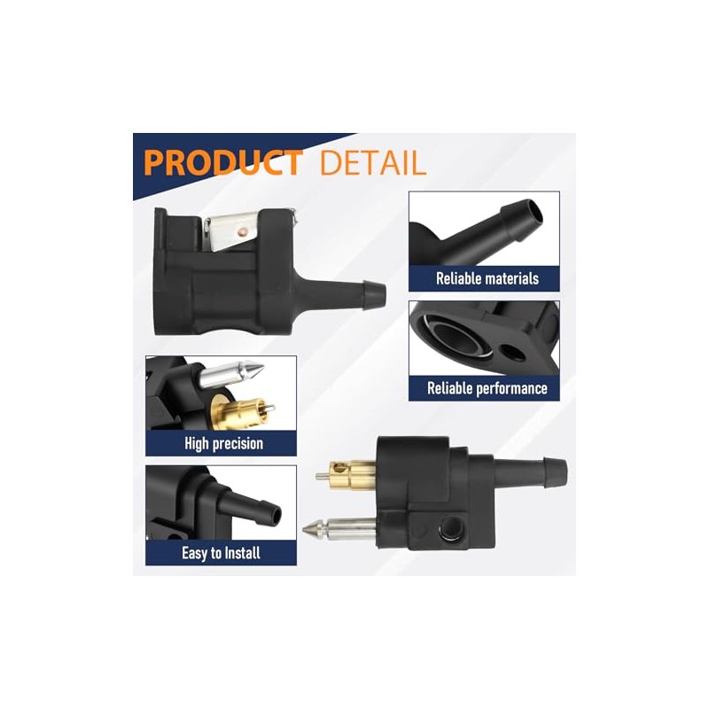 Yamaha Outboard Motor Fuel Line Quick Connector Set