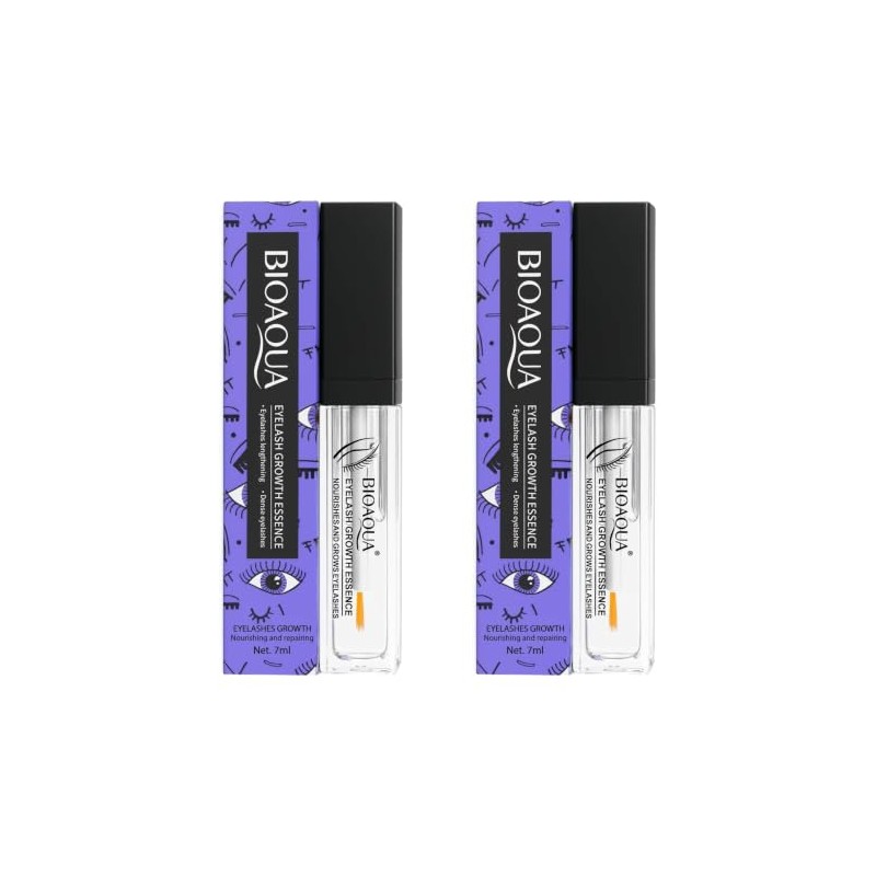 BIOAQUA Pack 2 Serum para Cejas, Pestañas, Línea del Cabello