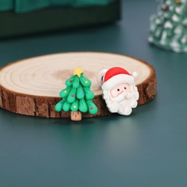 AoedeJ 6 Pairs Christmas Earrings Studs Cute Christmas Earrings Santa Earrings Christmas Stud Earrings for Women (Style 3)