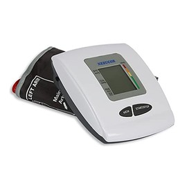 Nebucor HL-888JA Monitor de Presión Arterial de Brazo de Plástico Blanco con 99 Memorias y Pantalla L