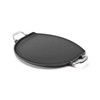 Outset Cast Iron Grill Skillet and Pan with Forged Handles