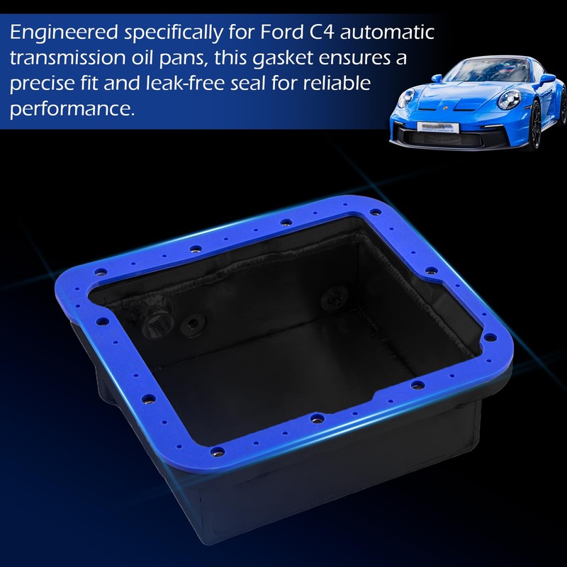 C4 Transmission Oil Pan Gasket Compatible with Ford & Moroso