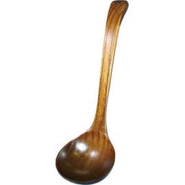 Dishwasher Safe Natural Wood Ladle Small AM-MJ265