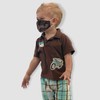 Children's Camouflage Cotton Face Mask, Reusable, Safety Mask with 4