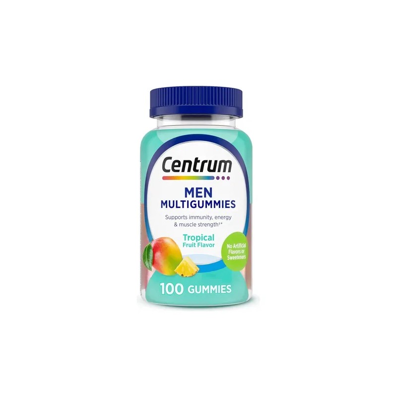 Centrum 100 Gomitas Frutales Multivitamínicas Hombres