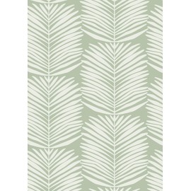 Leaf Contact Paper Modern Peel and Stick Wallpaper Blue and White Wallpaper for Cabinets and Drawers Self Adhesive Removable Wallpaper for Bedroom Coastal Wallpaper 16.1''x78.7''