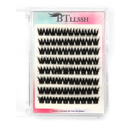 glue-free False Eyelashes,1s Wearing Starter Friendly Kit,Ultra Soft Clear Band,False Natural Eyelashes,Wispy Lashes Contact Lens Friendly ac09 by BTLLSSH