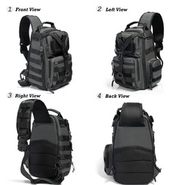 NICGID Tactical Sling Bag Pack Military Rover Shoulder Sling Backpack EDC Molle Assault Range Bag