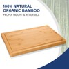 Hiware 3-piece Bamboo Cutting Boards for Kitchen, Heavy Duty Bamboo