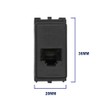 RJ45 UHF Radio Microphone Socket for Nissan Navara D40, Pathfinder