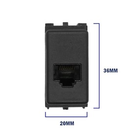 RJ45 UHF Radio Microphone Socket for Nissan Navara D40, Pathfinder R51, Patrol GU4-8, Patrol Y61 Y62, X-Trail T31