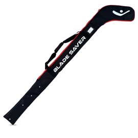 BLADE SAVER Ice Hockey Stick Bag for Travel - Premium Padded Adjustable Hockey Stick Travel Bag with Durable Zippers and Snaps and Name Card Slot for Transporting and Storing Player and Goalie Sticks