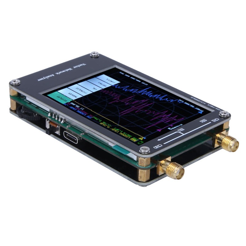 NanoVNA Vector Network Antenna Shortwave Analyzer 50Khz~900Mhz 2.8in TFT 70/60/50dB