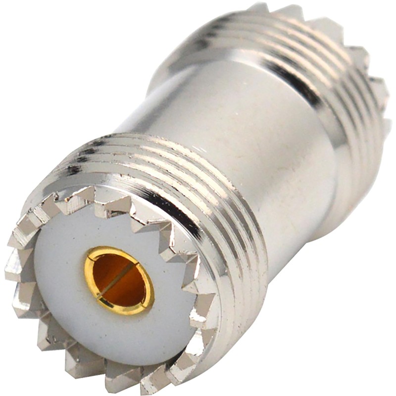 tunghey 4Pack PL259 Barrel Connector, UHF Female to Female Coax