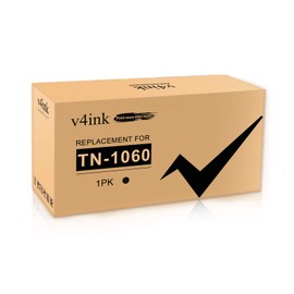 v4ink 1 Pieza Cartucho de tóner Compatible de Repuesto para Brother TN1060 1060 TN-1060 (Alto Rendimiento,1500 páginas, Negro,)