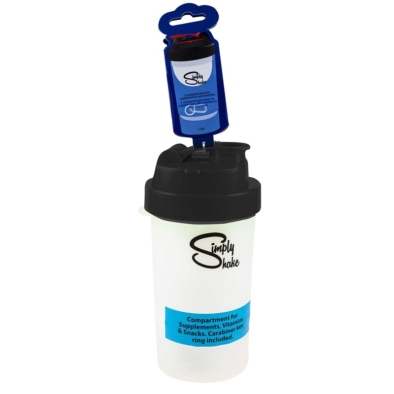 Simply Shake Bottle, 400 ML, 14 Ounces, Colors May Vary,