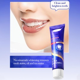 Niacinamide Aufhellende Zahnpasta [2er Pack] – Effektive Zahnaufhellung, Schmelzreparatur & Zahnfleischpflege Bei Empfindlichen Zähnen, Für Strahlend Weiße Zähne Und Gesundes Zahnfleisch